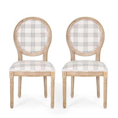 Set Of 2 Phinnaeus French Country Fabric Dining Chairs - Christopher Knight Home 11 Set Of 2 Phinnaeus French Country Fabric Dining Chairs - Christopher Knight Home - Image 9