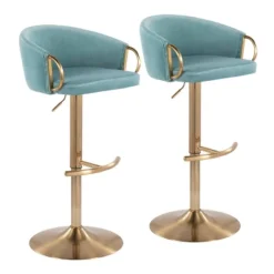 Set Of 2 Claire Barstools - LumiSource -Dine Furniture GUEST c5541fcf 7004 491e ac0f aa7f1883f536