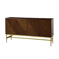 Rudy 65'' Wide Modern Buffet Cabinet Sideboard With Metal Legs| KARAT HOME 22 Rudy 65'' Wide Modern Buffet Cabinet Sideboard With Metal Legs| KARAT HOME -Dine Furniture GUEST c6b95f5b 842a 4891 85fe d55414c973c1