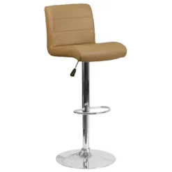 Emma And Oliver Swivel Rolled Seat Adjustable Height Barstool With Chrome Base 29 Emma And Oliver Swivel Rolled Seat Adjustable Height Barstool With Chrome Base -Dine Furniture GUEST c77350d9 f9bc 4bd2 ab11 9b2f51b10c15
