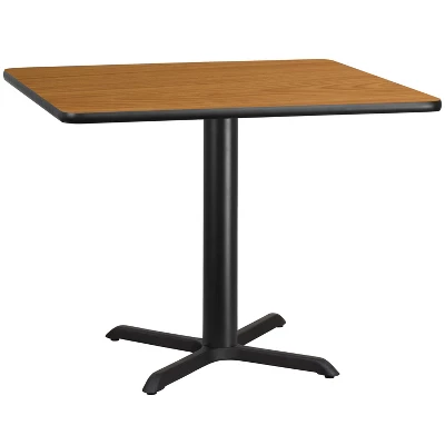 Emma And Oliver 42" Square Laminate Table Top With 33"x33" Table Height Base 5 Emma And Oliver 42" Square Laminate Table Top With 33"x33" Table Height Base - Image 3