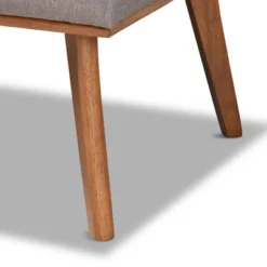 4pc Odessa Mid-Century Modern Fabric Upholstered Wood Dining Nook Set Walnut/Brown - Baxton Studio 18 4pc Odessa Mid-Century Modern Fabric Upholstered Wood Dining Nook Set Walnut/Brown - Baxton Studio -Dine Furniture GUEST caa6accc cd97 4dc6 a865 1851b8980e25