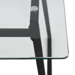 Monash 47"x32" Rectangular Modern Tempered Glass With 4 Point/Leg Dining Table -The Pop Maison -Dine Furniture GUEST cc48a830 dabc 4056 9c3f a42ab63957e5