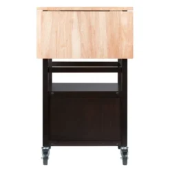 Bellini Kitchen Cart Coffee/Natural - Winsome -Dine Furniture GUEST cc4eabd2 301a 4b2c a2a5 8d9de2b29894