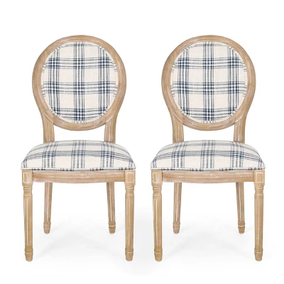 Set Of 2 Phinnaeus French Country Fabric Dining Chairs - Christopher Knight Home 9 Set Of 2 Phinnaeus French Country Fabric Dining Chairs - Christopher Knight Home - Image 7
