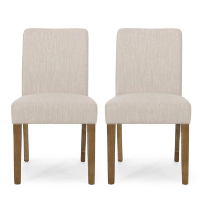 Set Of 2 Kuna Contemporary Upholstered Dining Chairs - Christopher Knight Home 7 Set Of 2 Kuna Contemporary Upholstered Dining Chairs - Christopher Knight Home - Image 5