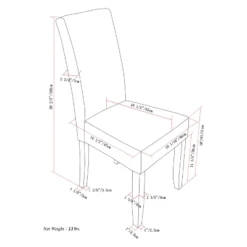 Set Of 2 Normandy Parson Dining Chairs - WyndenHall -Dine Furniture GUEST cea6c66b ac69 4846 ac99 1639f68eaaa1
