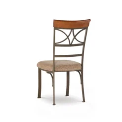 Set Of 2 Carter Dining Chair Metal/Tan/Cherry - Powell Company 13 Set Of 2 Carter Dining Chair Metal/Tan/Cherry - Powell Company -Dine Furniture GUEST cf4526dc aa1c 4331 a225 102e83190715