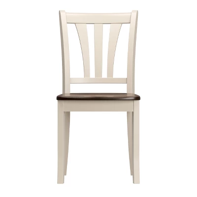 Set Of 2 Dining Chairs Cream - CorLiving 4 Set Of 2 Dining Chairs Cream - CorLiving - Image 2