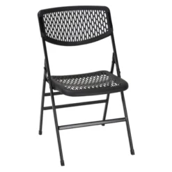 Commercial Resin Mesh Folding Chair Black - Cosco -Dine Furniture GUEST d3f93d62 12b9 4a7b 9334 6c12ed39437e