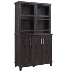 Home Source Home Bar Cabinet Rotating Wine Rack -Dine Furniture GUEST d3ffdd5e 0f73 458f aea0 4ac005a71429