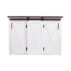 Lashire Barn Door Kitchen Island White - Aiden Lane -Dine Furniture GUEST d43cb339 20ba 47b3 a82e 9da49350e93f