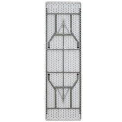 Emma And Oliver 8-Foot Granite White Plastic Folding Table - Banquet / Event Folding Table -Dine Furniture GUEST d511531b 2885 4dec af38 a5f3c12afe8d