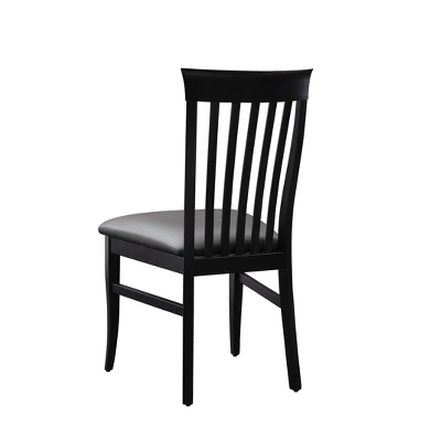 Set Of 2 Smythe Upholstered Chairs Black - Linon 7 Set Of 2 Smythe Upholstered Chairs Black - Linon - Image 5