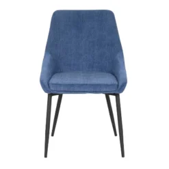 Set Of 2 Diana Contemporary Dining Chairs Metal And Corduroy - LumiSource -Dine Furniture GUEST d5a31b6e a855 4898 9351 4a5e9db0dce4