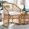 Orchard Fabric Upholstered And Rattan Dining Chair White/Natural - Bali & Pari -Dine Furniture GUEST d67f86de d8f6 45e0 b8d7 412d5abbc139