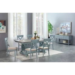 Skye Dining Table Blue - Treasure Trove Accents -Dine Furniture GUEST d6d0da4a 4482 4f99 bb58 bb8b04111d66