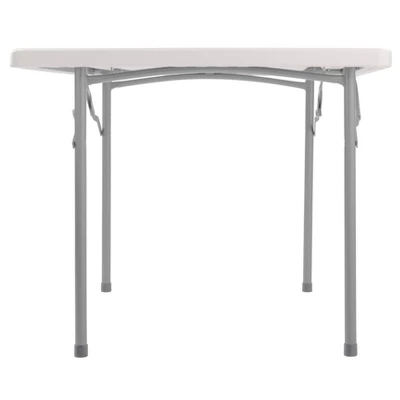 36"x36" Heavy Duty Folding Card Table Speckled Gray - Hampden Furnishings 4 36"x36" Heavy Duty Folding Card Table Speckled Gray - Hampden Furnishings - Image 2