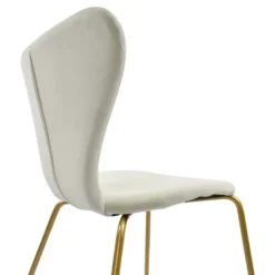 Harris+Flavia 5-Piece Round-Shaped Artificial Marble Dining Table Set With 4 Velvet Upholstered Chairs Gold Legs -The Pop Maison -Dine Furniture GUEST d982f064 93d5 4b47 afeb ab944b783dc1