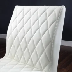 7pc Mcguffey Contemporary Dining Table Dining Set White/Black/Ivory - MiBasics -Dine Furniture GUEST da1bbd12 da6a 4e1f 821d 5bc266b098f1