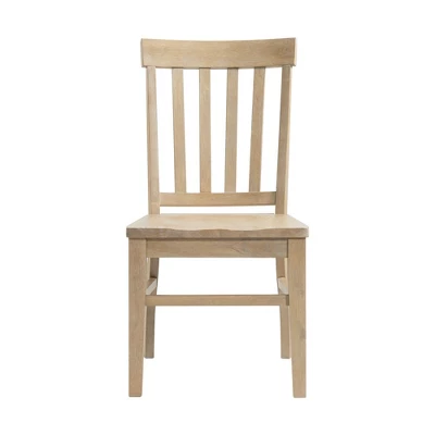 Set Of 2 Liam Slat Back Chairs Natural - Picket House Furnishings 4 Set Of 2 Liam Slat Back Chairs Natural - Picket House Furnishings - Image 2