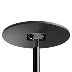 24" Spectrum Round Bar Height Table With Metal Legs Black - Winsome -Dine Furniture GUEST dbc3c597 058d 4215 920e d2ef05e929e1