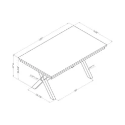 6pc Arga Solid Wood Dining Set Gray/Antique White - HOMES: Inside + Out -Dine Furniture GUEST df36bb97 1ccd 4030 ab62 da600810a989