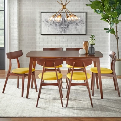 7pc Archer Rectangular Dining Set - Buylateral 3 7pc Archer Rectangular Dining Set - Buylateral