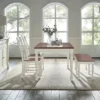 4pc Shelby Dining Set Distressed White - Crosley -Dine Furniture GUEST df6f02ca 6133 4c90 9e0c 88b2525c64c0
