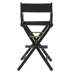Casual Home Portable Bar Height Directors Chair With Wood Frame, Canvas Seat And Back, And Removable Footrest, Black (2 Pack) 8 Casual Home Portable Bar Height Directors Chair With Wood Frame, Canvas Seat And Back, And Removable Footrest, Black (2 Pack) -Dine Furniture GUEST df8c684e 4fa3 4743 b098 4db010e9033a