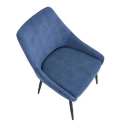 Set Of 2 Diana Contemporary Dining Chairs Metal And Corduroy - LumiSource -Dine Furniture GUEST e0eb6acc e847 437f 8bcd 308a7d8ecf64