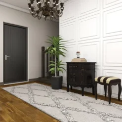 Wood Half Moon Buffet Dark Espresso - Olivia & May -Dine Furniture GUEST e22ae18d d8a4 4585 ad12 6385ebd4bca9