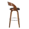30" Shelly Faux Leather Wood Swivel Barstool Brown - Armen Living 2 30" Shelly Faux Leather Wood Swivel Barstool Brown - Armen Living -Dine Furniture GUEST e2c1b713 8d62 4fad 8ec5 e6616d548434