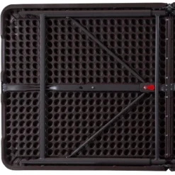 Emma And Oliver 4-Foot Height Adjustable Bi-Fold Dark Gray Plastic Folding Table With Handle 18 Emma And Oliver 4-Foot Height Adjustable Bi-Fold Dark Gray Plastic Folding Table With Handle -Dine Furniture GUEST e32d4be6 f00d 42ac a05f a1fdc73a5671