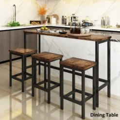 Counter Height Extra Long Dining Table Set With 3 Stools-ModernLuxe -Dine Furniture GUEST e4532e32 fa9f 4b57 8fa4 c7aa5fbce96e