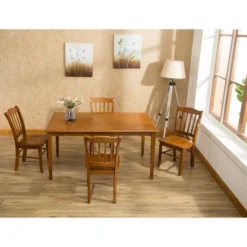 Walnut Shaker Dining Table Brown - Boraam 13 Walnut Shaker Dining Table Brown - Boraam -Dine Furniture GUEST e5ca8ff4 d426 41dd ab14 9669415bfff9