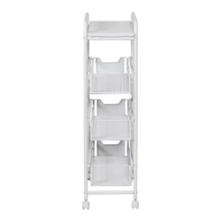 Honey-Can-Do 4 Tier Slim Cart With Pull-Out Baskets 15 Honey-Can-Do 4 Tier Slim Cart With Pull-Out Baskets -Dine Furniture GUEST e67a9f4b d94f 49be ae6b 0d9b26bafb4c