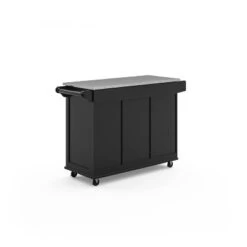 Large Dolly Madison Kitchen Cart With Stainless Steel Top - Homestyles -Dine Furniture GUEST e6af82b1 5745 49df 829b fea75c2f7dce