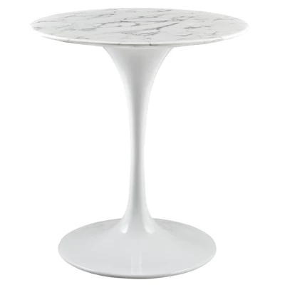 Lippa Round Artificial Marble Dining Table - Modway 7 Lippa Round Artificial Marble Dining Table - Modway - Image 5