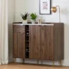 Hype 3-Door Buffet Server With Storage Walnut - South Shore -Dine Furniture GUEST e7ba409f a635 4acf bee9 5a96789bd5e8