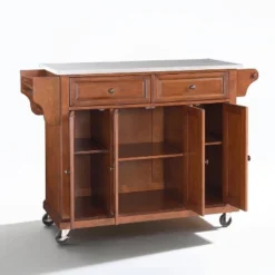 Full Size Stainless Steel Top Kitchen Cart - Crosley -Dine Furniture GUEST e917817d 337b 46e9 9d0b 472ec05132f3