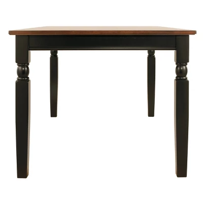 Owingsville Rectangular Dining Room Table Wood/Black/Brown - Signature Design By Ashley 10 Owingsville Rectangular Dining Room Table Wood/Black/Brown - Signature Design By Ashley - Image 8