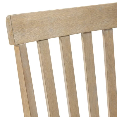 Set Of 2 Liam Slat Back Chairs Natural - Picket House Furnishings 7 Set Of 2 Liam Slat Back Chairs Natural - Picket House Furnishings - Image 5