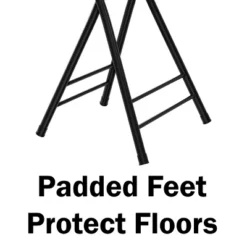 Set Of 4 Counter Height Bar Stools – 24-Inch Backless Folding Chairs With 300lb Capacity For Kitchen, Rec Room, Or Game Room By Trademark Home (Black) 11 Set Of 4 Counter Height Bar Stools – 24-Inch Backless Folding Chairs With 300lb Capacity For Kitchen, Rec Room, Or Game Room By Trademark Home (Black) -Dine Furniture GUEST eb904493 b42c 48ac afca c95c75ce1eb9