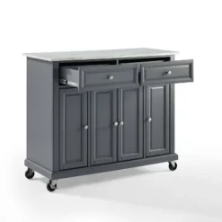 Avery Kitchen Cart Gray - Crosley -Dine Furniture GUEST f0298cd7 d461 45bf b2d7 ea26ffa0006a