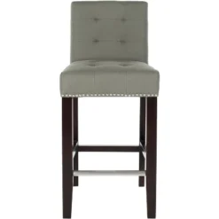 Thompson 23.9" Counter Stool W/ Silver Nail Heads - Safavieh 12 Thompson 23.9" Counter Stool W/ Silver Nail Heads - Safavieh -Dine Furniture GUEST f14fcbab 4fc6 431c 988d 9d02c4985ba5