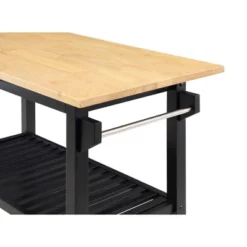 Designs2Go 3 Tier Butcher Block Kitchen Prep Island With Drawer - Breighton Home -Dine Furniture GUEST f291c9ac a89e 48ee ae92 d6b873da8c05