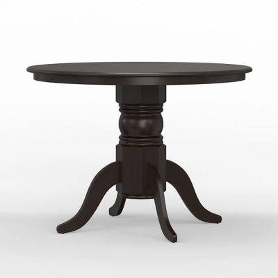 Glenwillow Home 42" Round Solid Wood Pedestal Dining Table 3 Glenwillow Home 42" Round Solid Wood Pedestal Dining Table