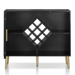 Miko Wine Cabinet Galaxy Black - HOMES: Inside + Out -Dine Furniture GUEST f417ee45 774c 4d1c 80d7 ce35b899f197