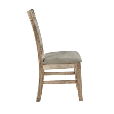 Set Of 2 Oliver Dining Side Chair Natural/Gray 7 Set Of 2 Oliver Dining Side Chair Natural/Gray - Image 5